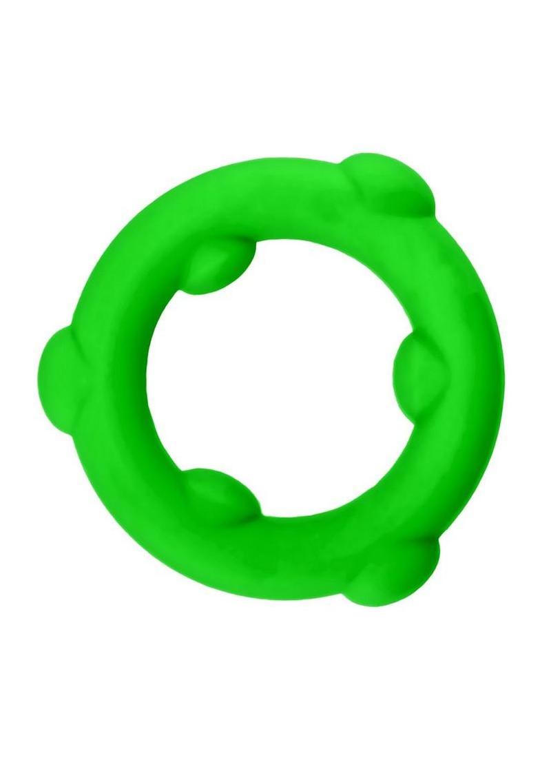 Oxballs Spinner Single Silicone Cock Ring - Frog