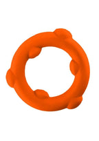 Oxballs Spinner Single Silicone Cock Ring - Orange