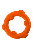 Oxballs Spinner Single Silicone Cock Ring - Orange