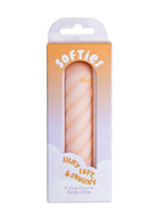 Softies Dual Rechargeable Silicone Body Bullet Vibrator 4in - Orange