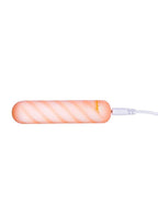 Softies Dual Rechargeable Silicone Body Bullet Vibrator 4in - Orange