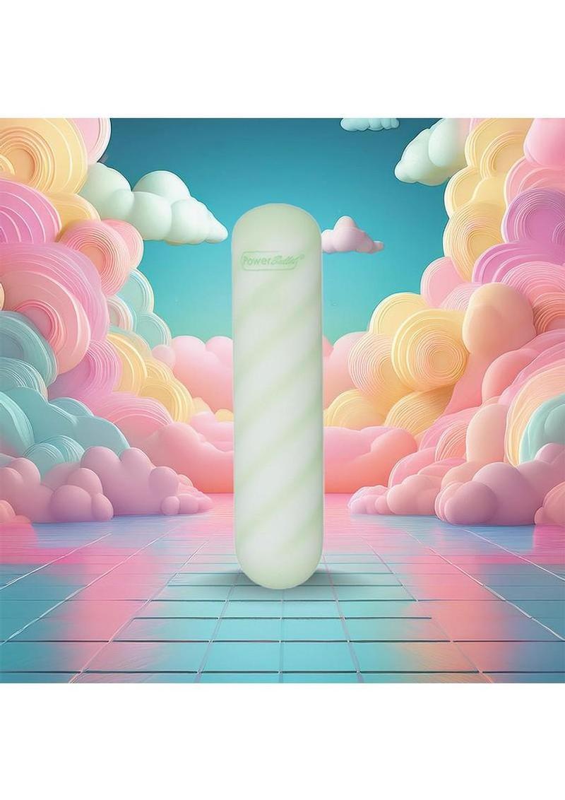 Softies Dual Rechargeable Silicone Body Bullet Vibrator 4in - Green