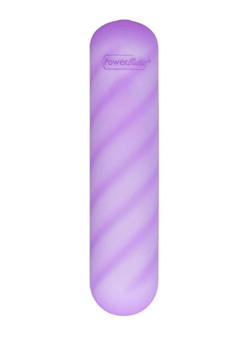 Softies Dual Rechargeable Silicone Body Bullet Vibrator 4in - Purple