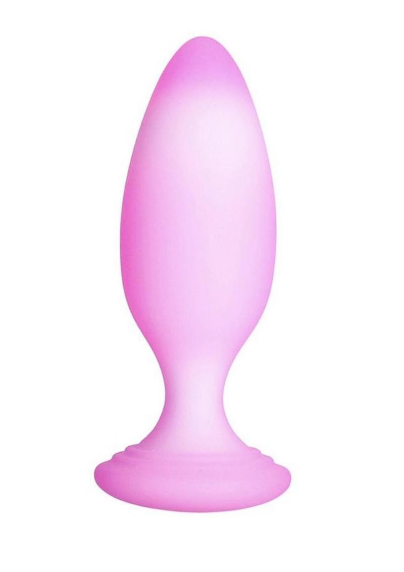Softies Silicone Anal Plug 4in - Pink