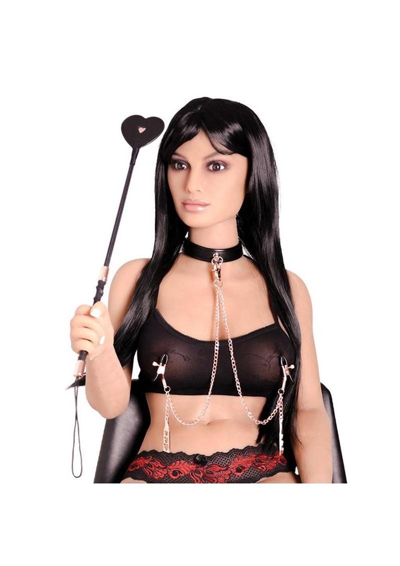 Punishment Cupid's Crop - Rose Gold