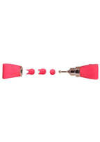 M'Lady Pinpoint Rechargeable Silicone Bow Tie Wand - Coral