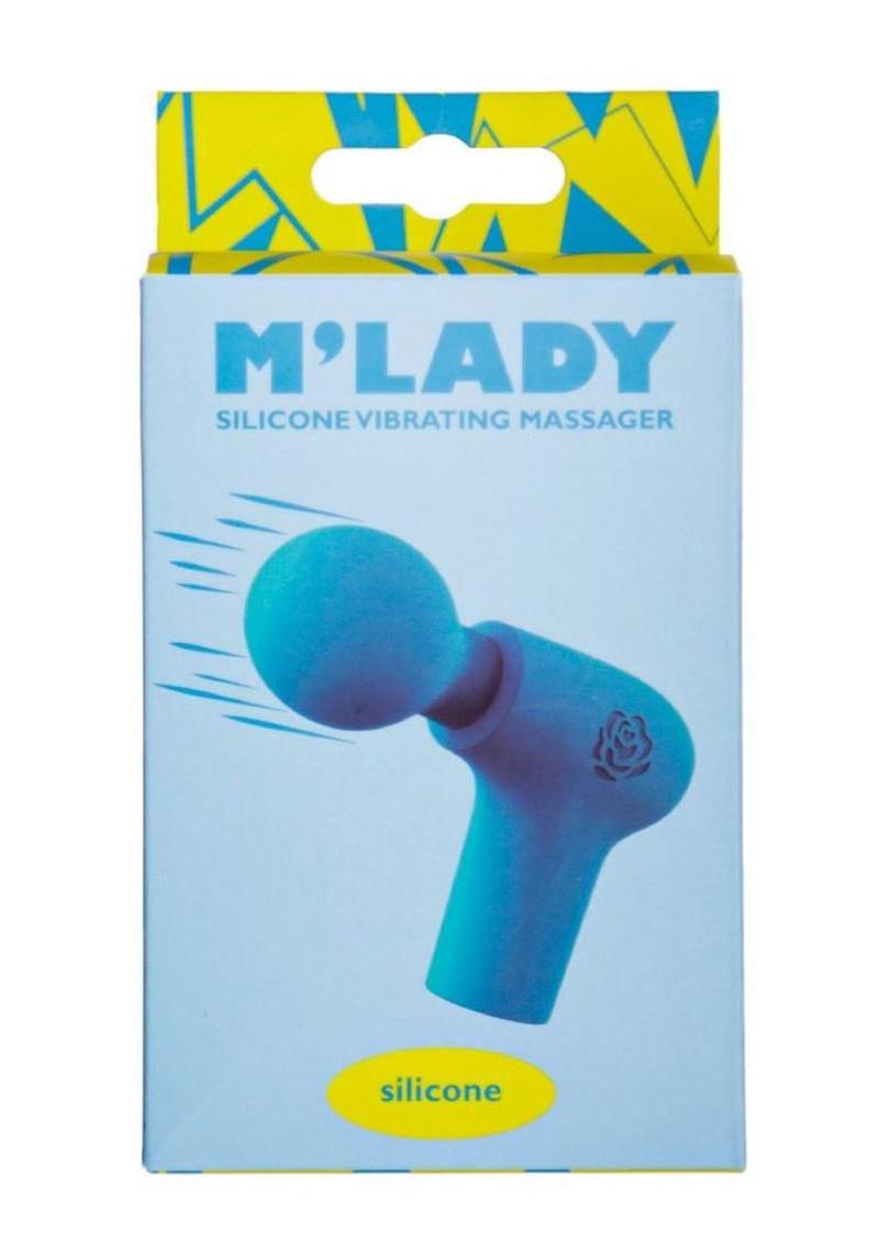 M'Lady Rechargeable Silicone Vibrating Massager - Teal