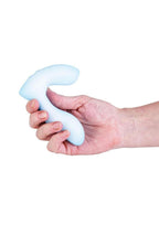 Softies Dual Rechargeable Silicone Vibrator 5in - Blue