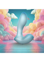 Softies Dual Rechargeable Silicone Vibrator 5in - Blue