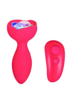 M'Lady Light Up Rotating Rechargeable Silicone Anal Plug - Pink