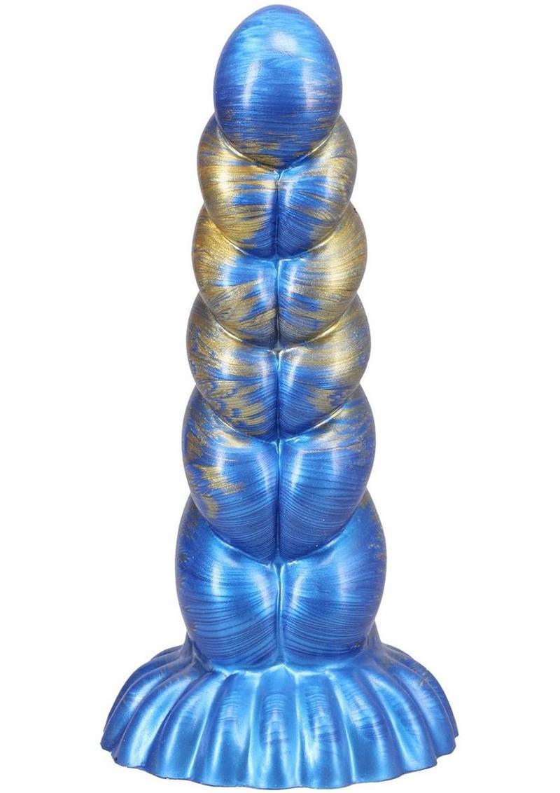 Vac-U-Lock Fantasy Fuckers Outer Rim Silicone Dildo - Blue