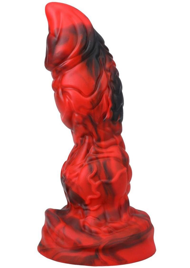 Vac-U-Lock Fantasy Fuckers Red Raider Silicone Dildo - Red