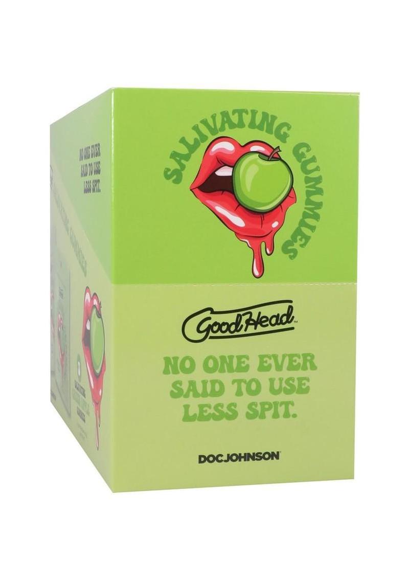 GoodHead Salivating Gummies (24 per Display 3pcs per Pouch) - Green Apple