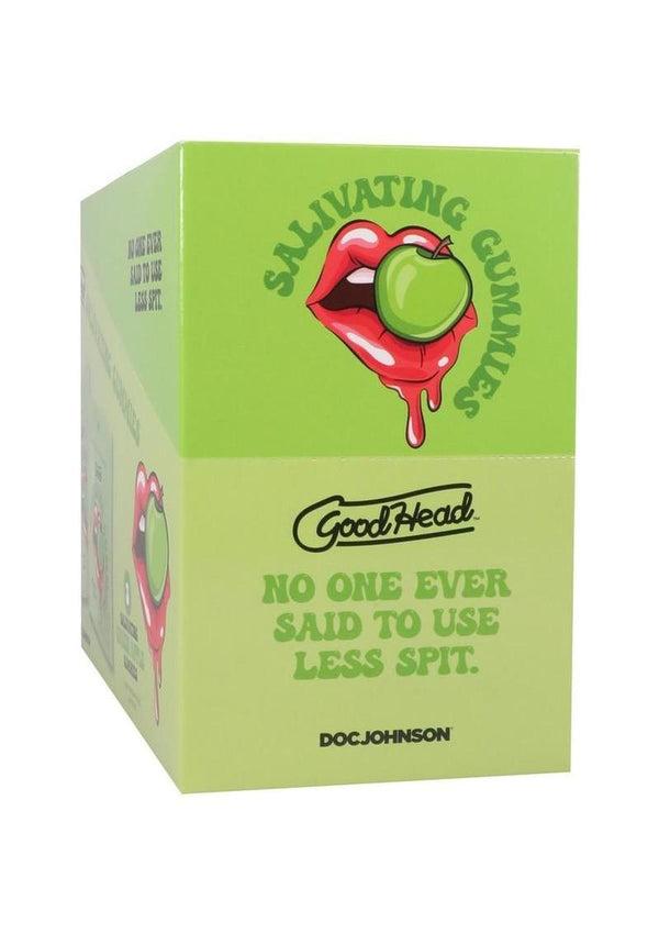 GoodHead Salivating Gummies (24 per Display 3pcs per Pouch) - Green Apple