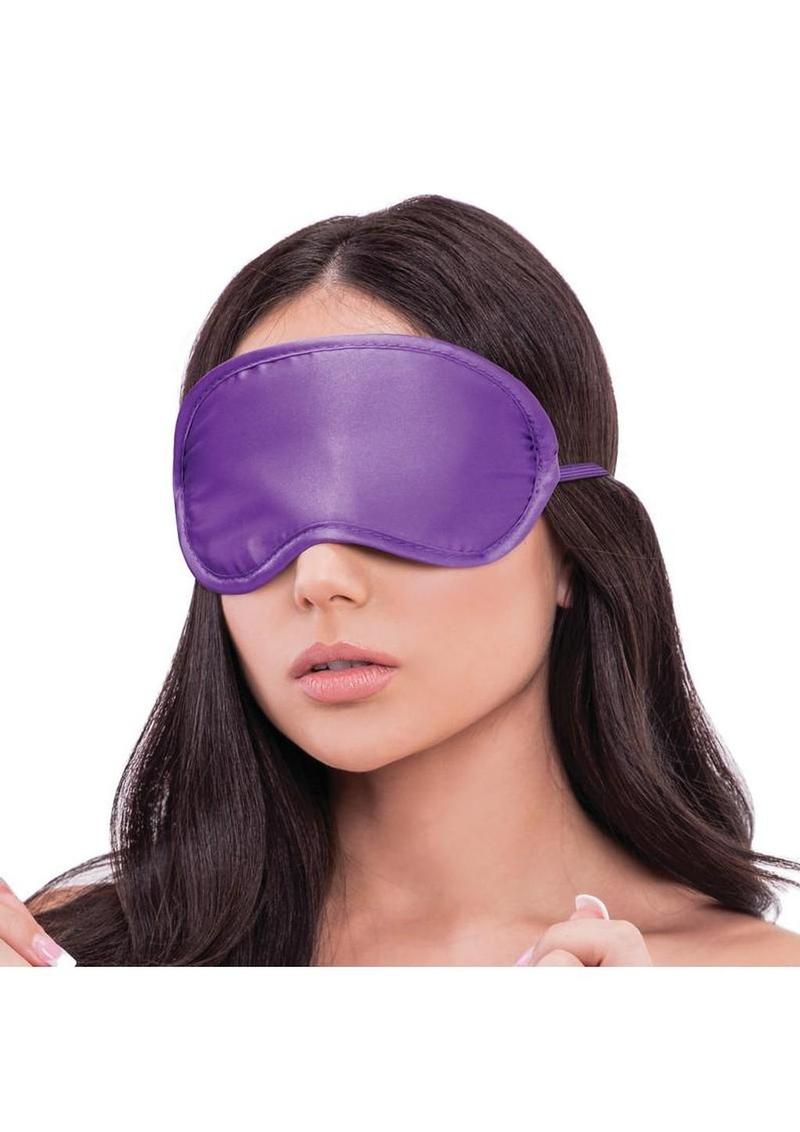 Lux Fetish Collar & Nipple Clamps - Purple