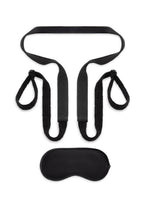 Lux Fetish Ride-Me Harness With Reins - Black