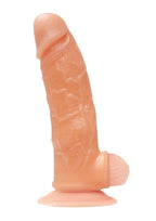 Blueline Super Real Penis Silicone Extension Sleeve with Ball Constriction Loop 6.25in - Vanilla