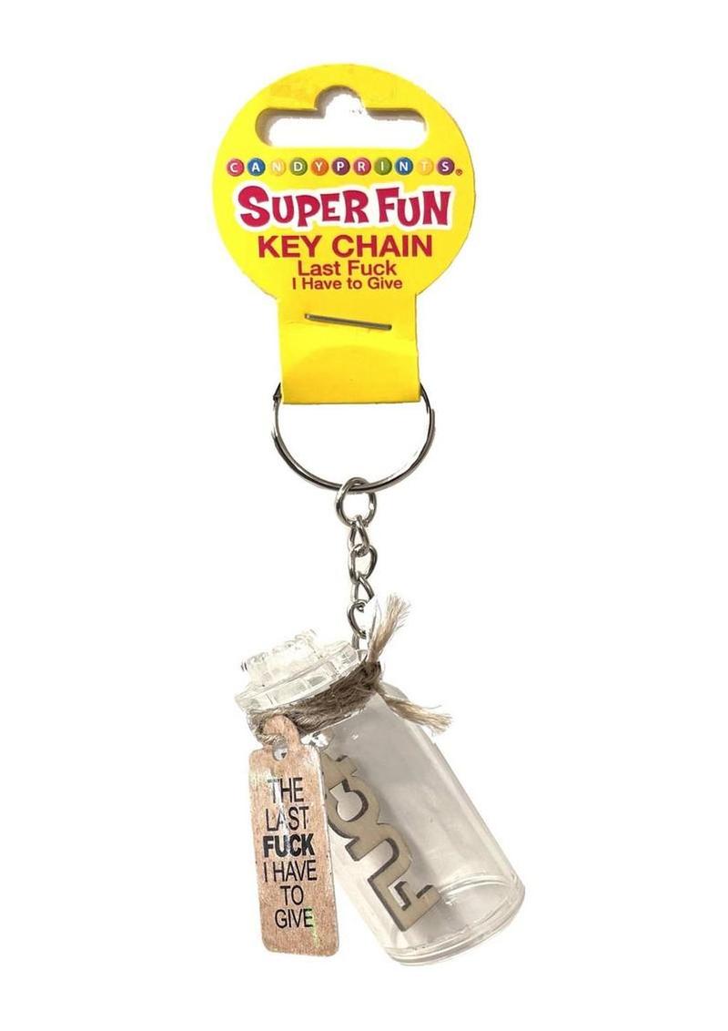Last Fuck I have to Give Key Chain