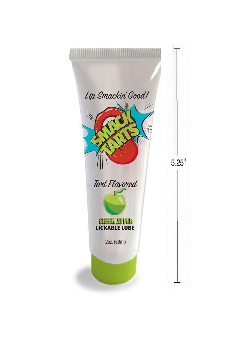 Smack Tarts Lickable Lube 2oz - Sour Green Apple