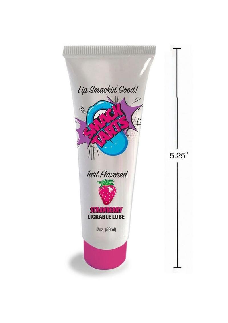 Smack Tarts Lickable Lube 2oz - Sour Strawberry