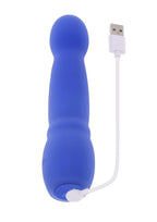 Disco Diva Rechargeable Silicone Vibrator - Blue