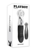 Playboy Bon Voyage Rechargeable Silicone Vibrator - Gray