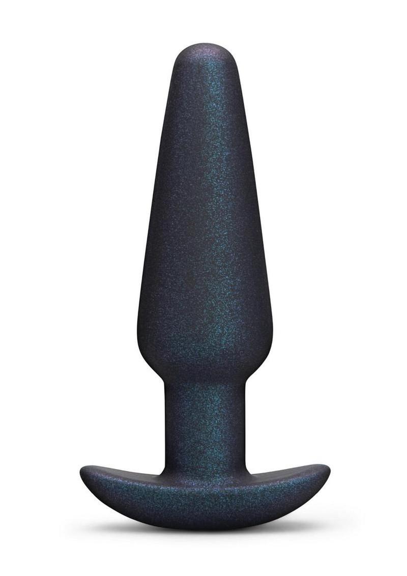B-Vibe Hefty Weighted Silicone Anal Plug - Black