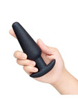 B-Vibe Hefty Weighted Silicone Anal Plug - Black