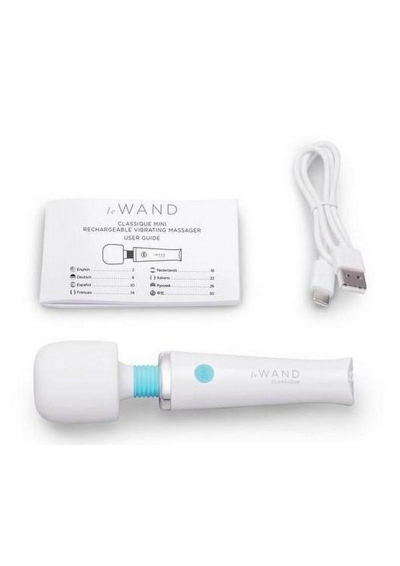 Le Wand Classique Silicone Mini Wand - White