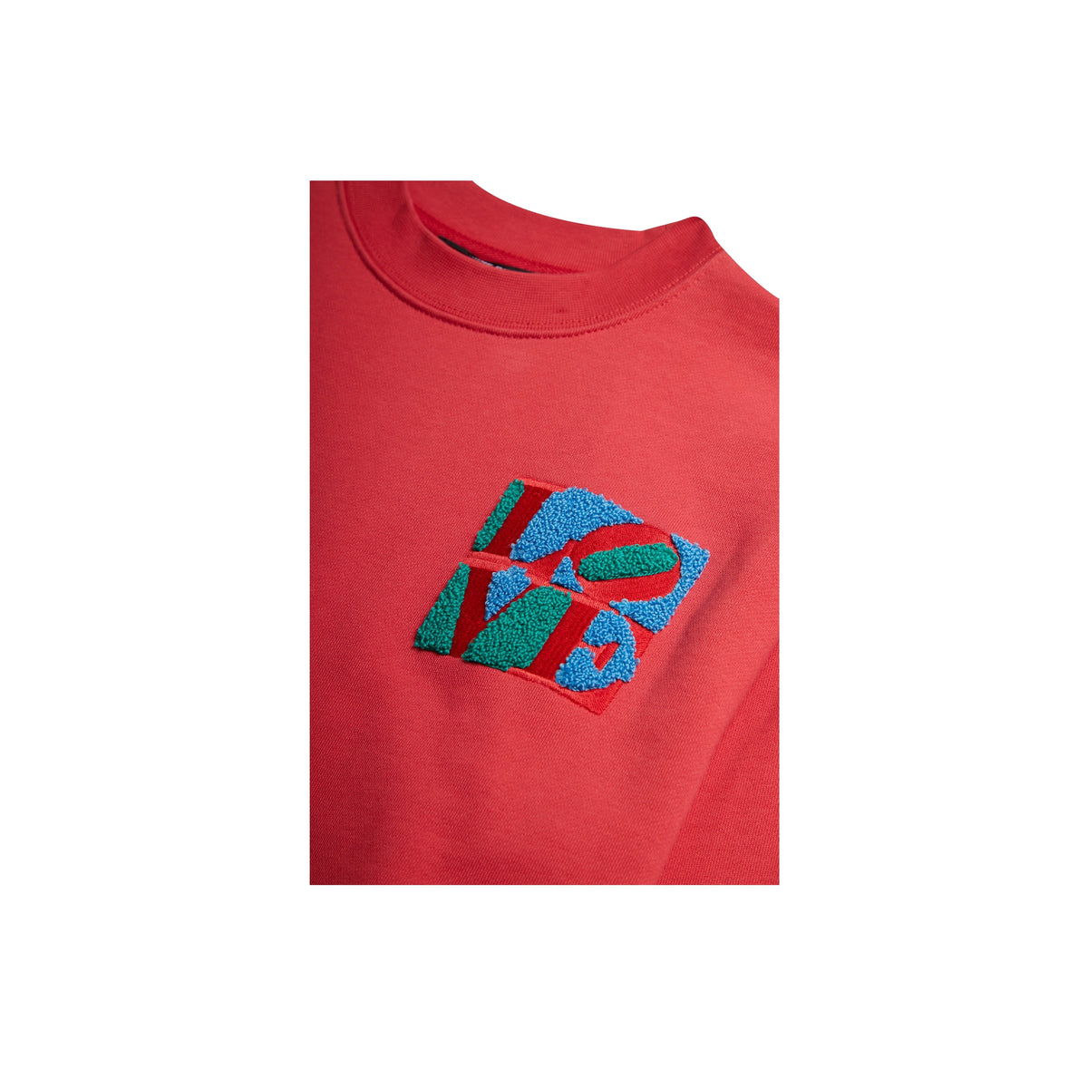 Robert Indiana Love Patch Crewneck Sweatshirt