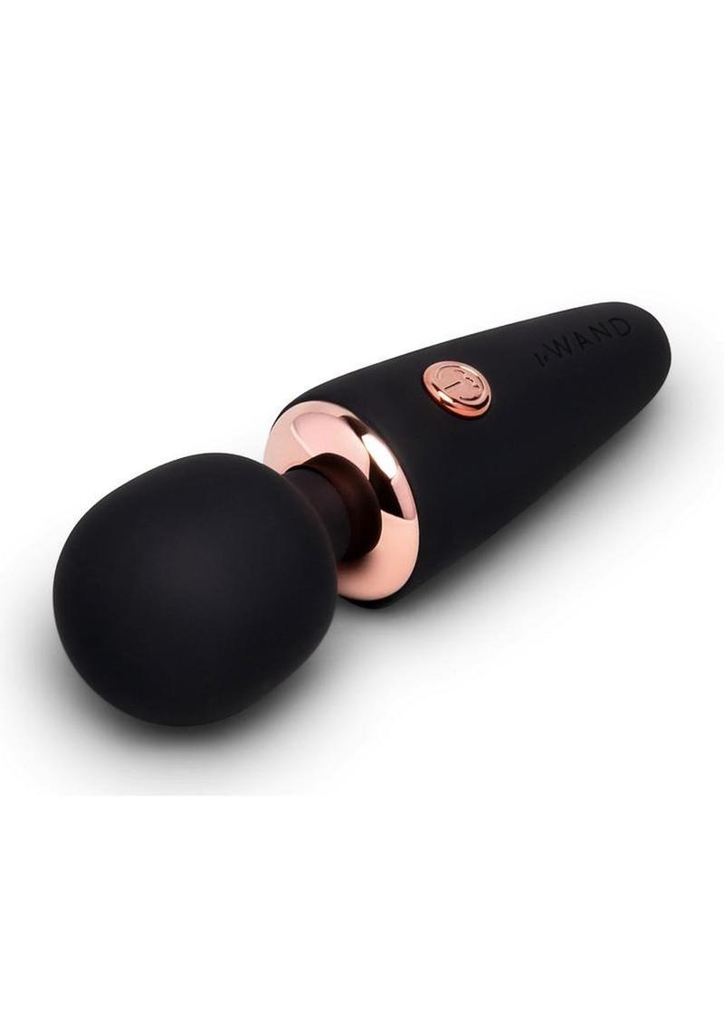 Le Wand Mini Vibe Silicone Micro Wand - Black