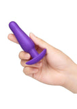 B-Vibe Rookie Beginners Starter Silicone Anal Plug - Purple
