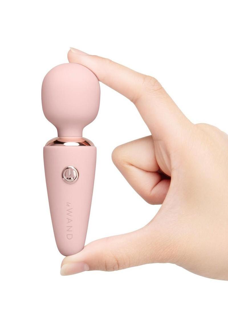 Le Wand Mini Vibe Silicone Micro Wand - Rose Gold