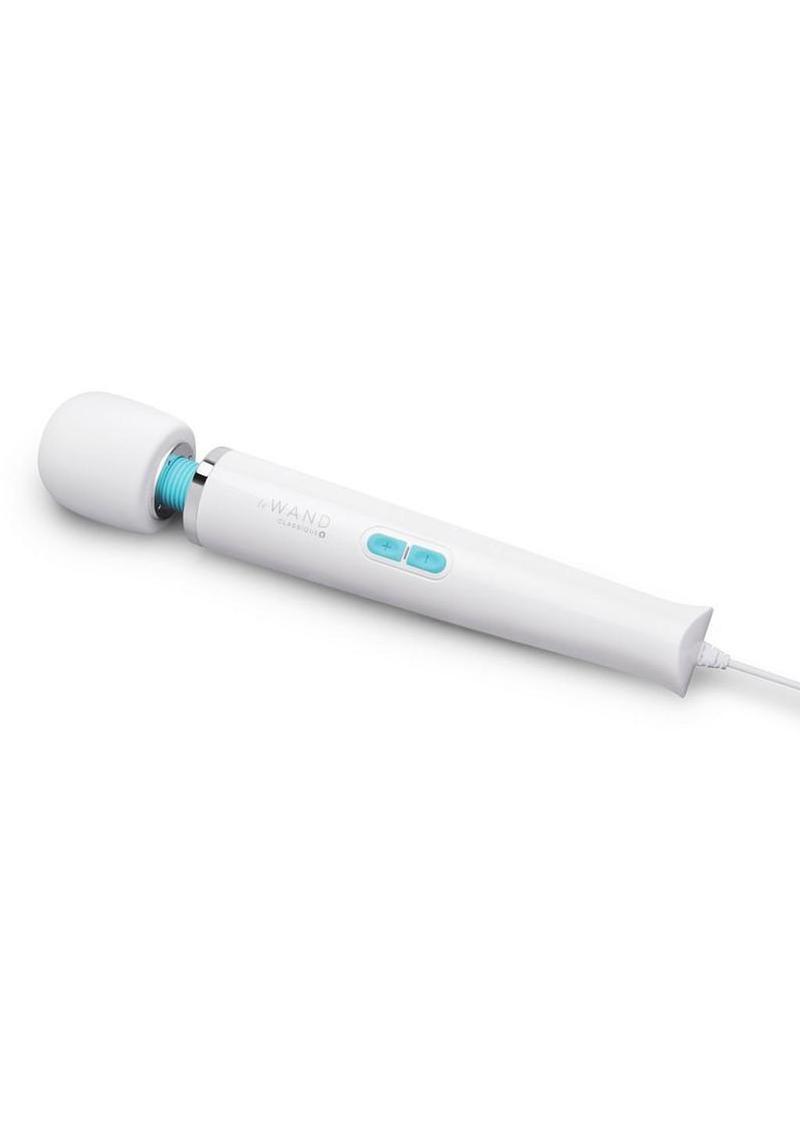 Le Wand Classique Silicone Plug In Wand - White