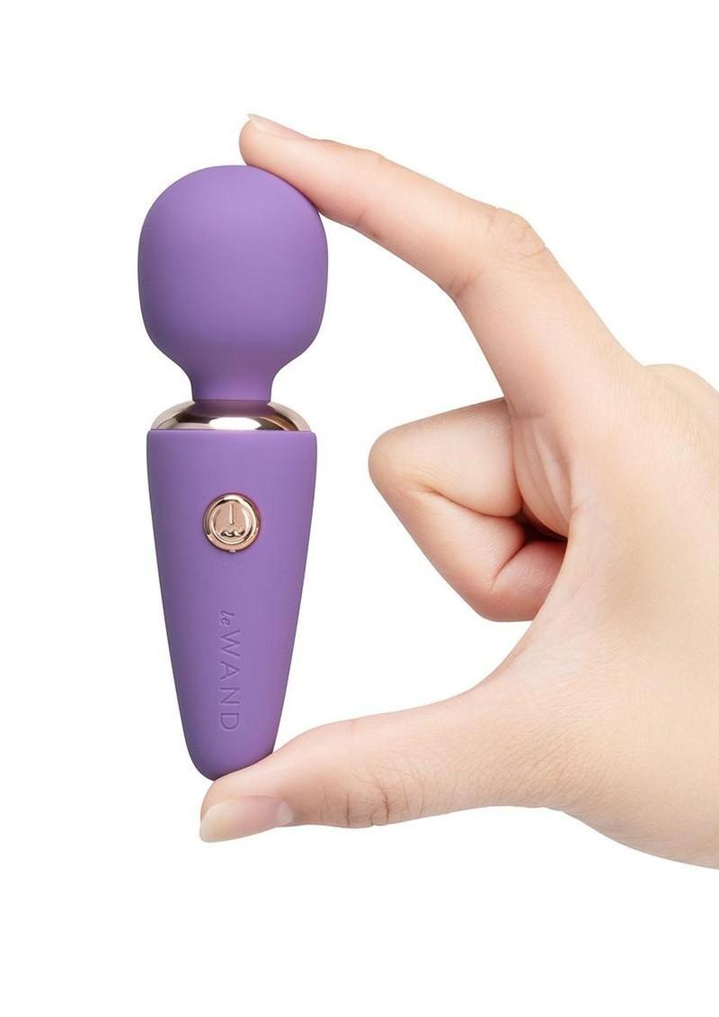 Le Wand Mini Vibe Silicone Micro Wand - Violet