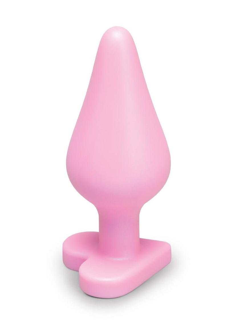 B-Vibe Butties B-Mine Silicone Anal Plug - Pink