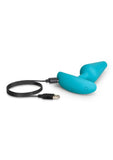 B-Vibe Butties Silicone Anal Training Set with Remote Control (2 Piece) - Teal/Orange