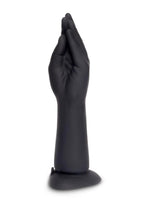 B-Vibe Vibrating Silicone Fisting Dildo - Chocolate