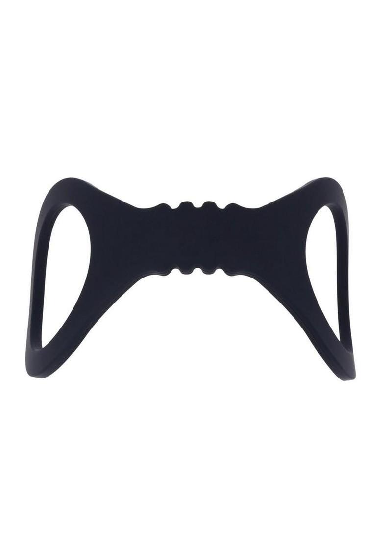 Sex & Mischief Shadow Silicone Cuffs - Small - Black