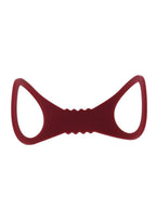 Sex & Mischief Enchanted Silicone Cuffs - Large - Red