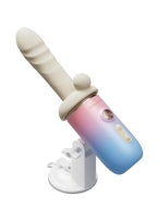 Lovense Spinel Massage Gun Dildo Thrusting Attachment & Heating Component - White/Pink