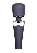 BMS Factory Black Tie Affair Bowtie Rechargeable Silicone Wand - Black/White