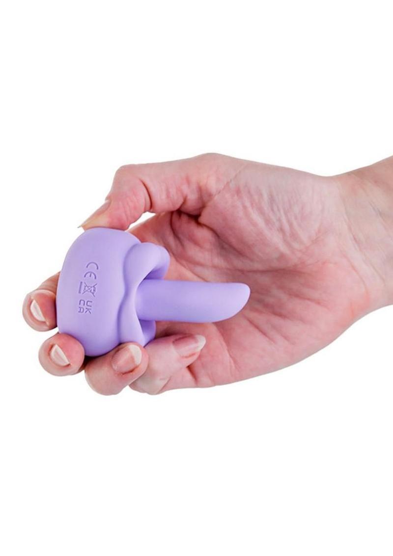 M'Lady Rotating Tongue Silicone Rechargeable Clitoral Stimulator - Lilac