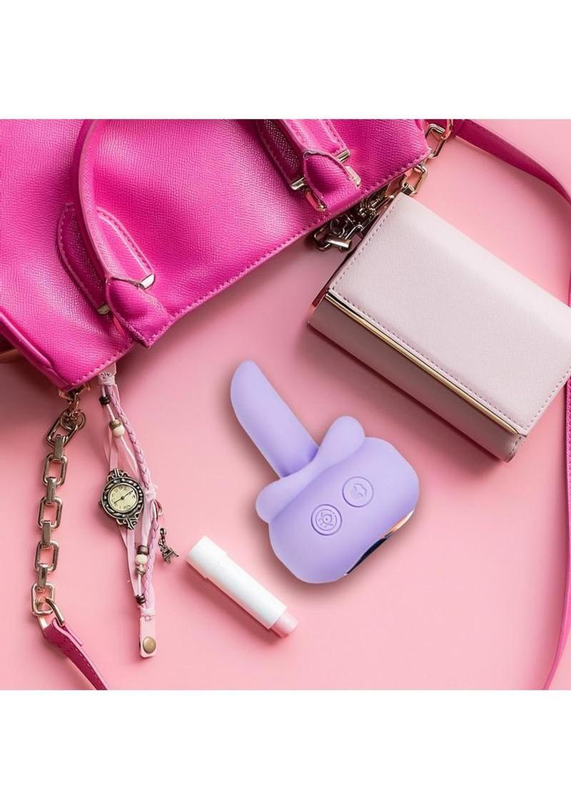 M'Lady Rotating Tongue Silicone Rechargeable Clitoral Stimulator - Lilac