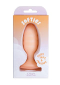 Softies Silicone Anal Plug 4in - Orange