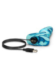 B-Vibe Rimming Plug 2 Rechargeable Silicone Anal Plug - Camo Blue