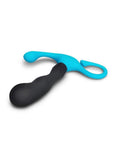 B-Vibe P-Spot Curl Silicone Prostate Massager - Teal/Black