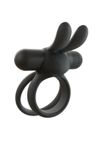 Screaming O Ohare XL Rechargeable Silicone Vibrating Cock Ring - Black