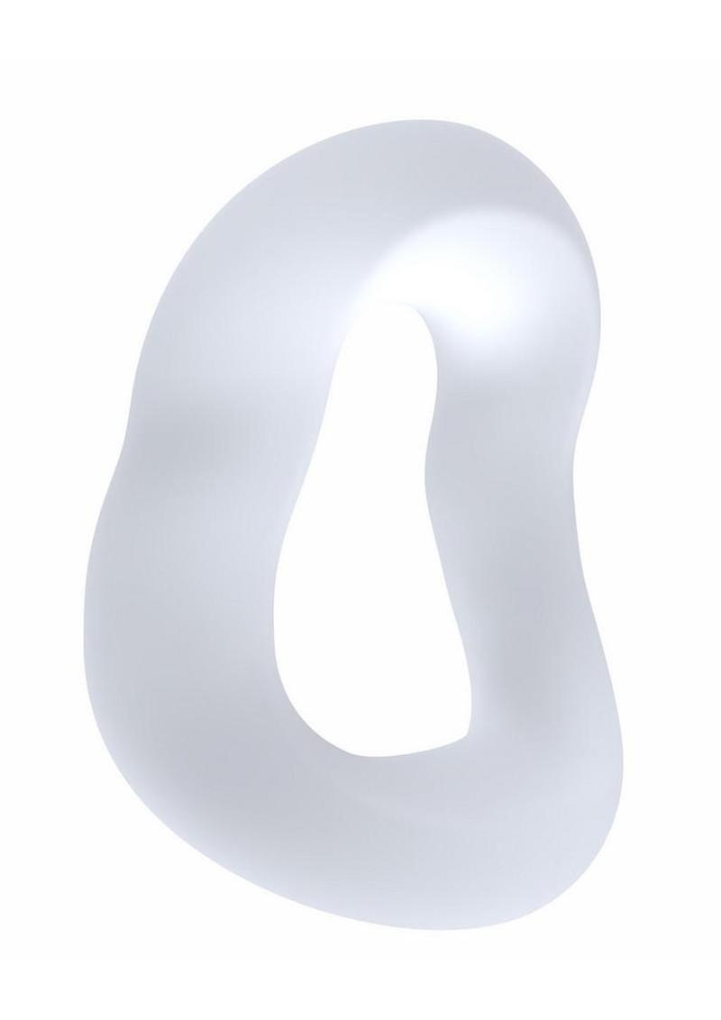 SwingO Curve Silicone Cock Ring - Clear