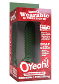 Screaming O OYeah Rechargeable Silicone Cock Ring - Green